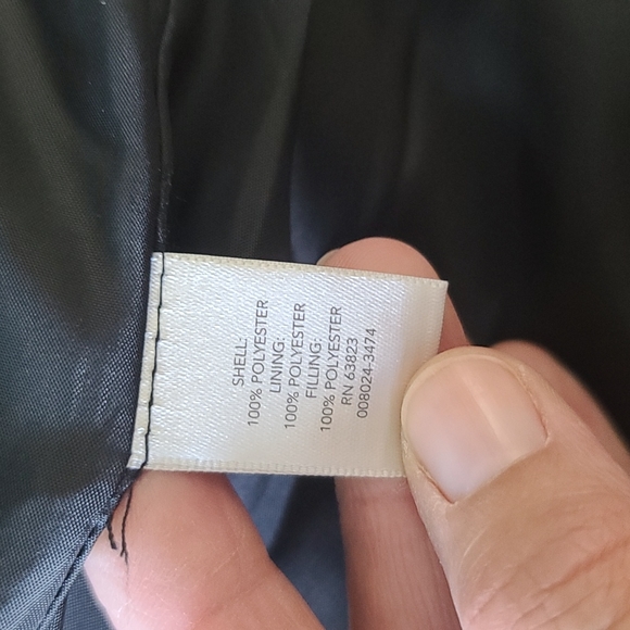 Black lightweight quilted coat Christopher & Banks medium - Picture 9 of 10